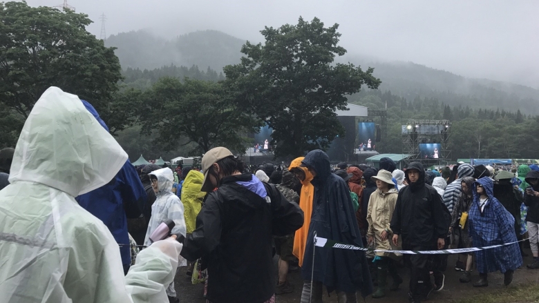 フジロックで雨が降った時の格好